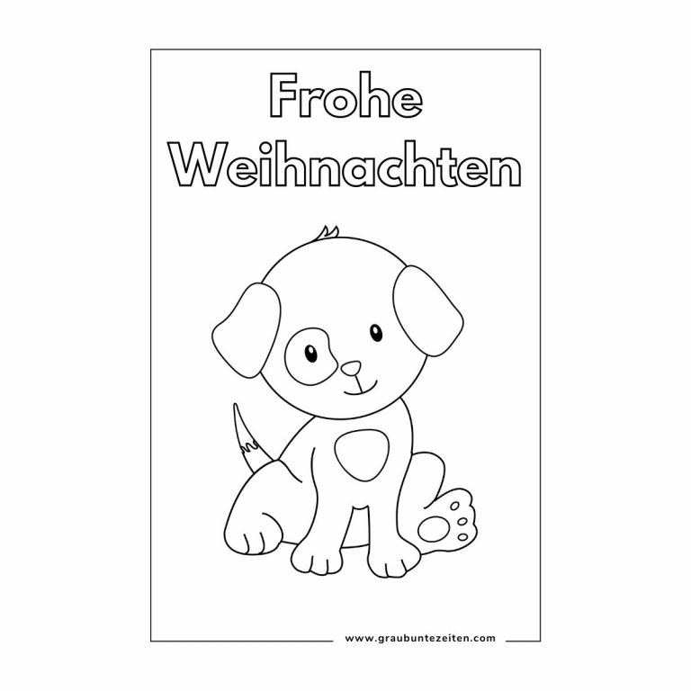 ausmalbilder weihnachten tiere