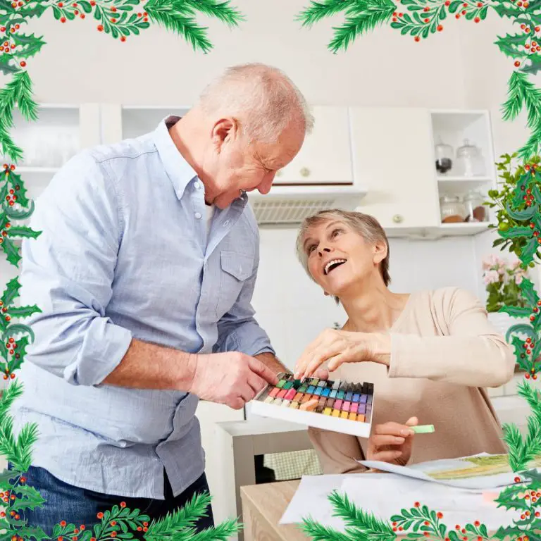 Weihnachtsbilder zum Ausmalen für Senioren