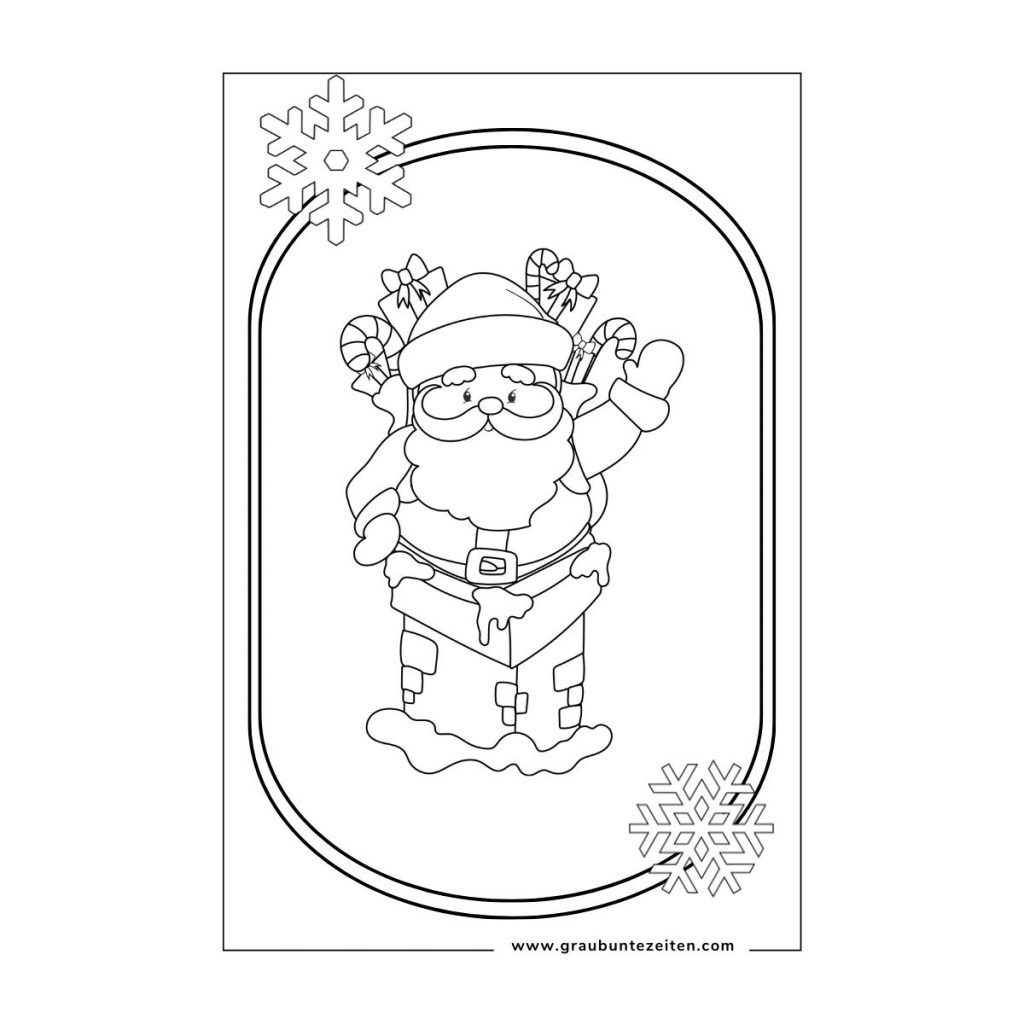 Foto zu Ausmalbilder Weihnachten Erwachsene - Grau-Bunte-Zeiten 