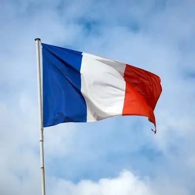 Flagge von Frankreich.