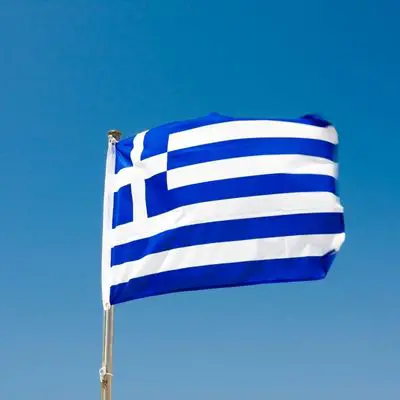 Flagge von Griechenland.
