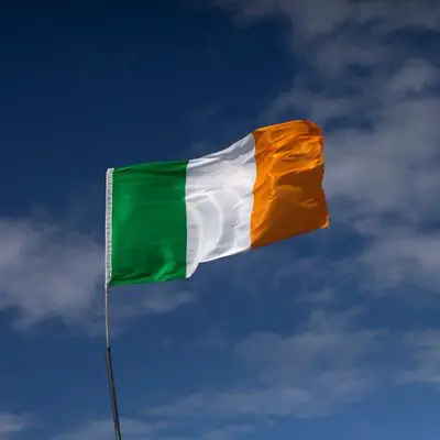 Flagge von Irland.