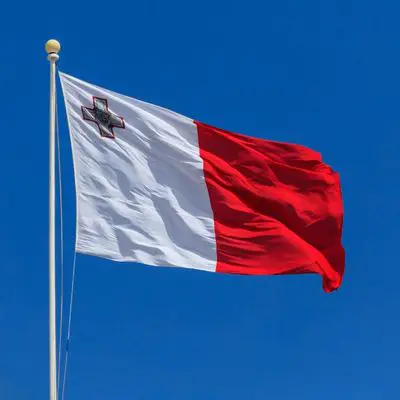 Flagge von Malta.