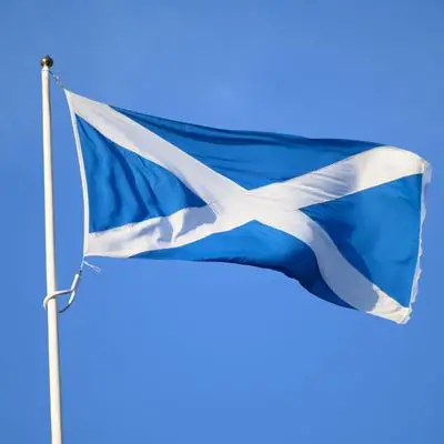 Flagge von Schottland.