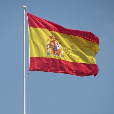 Flagge von Spanien.