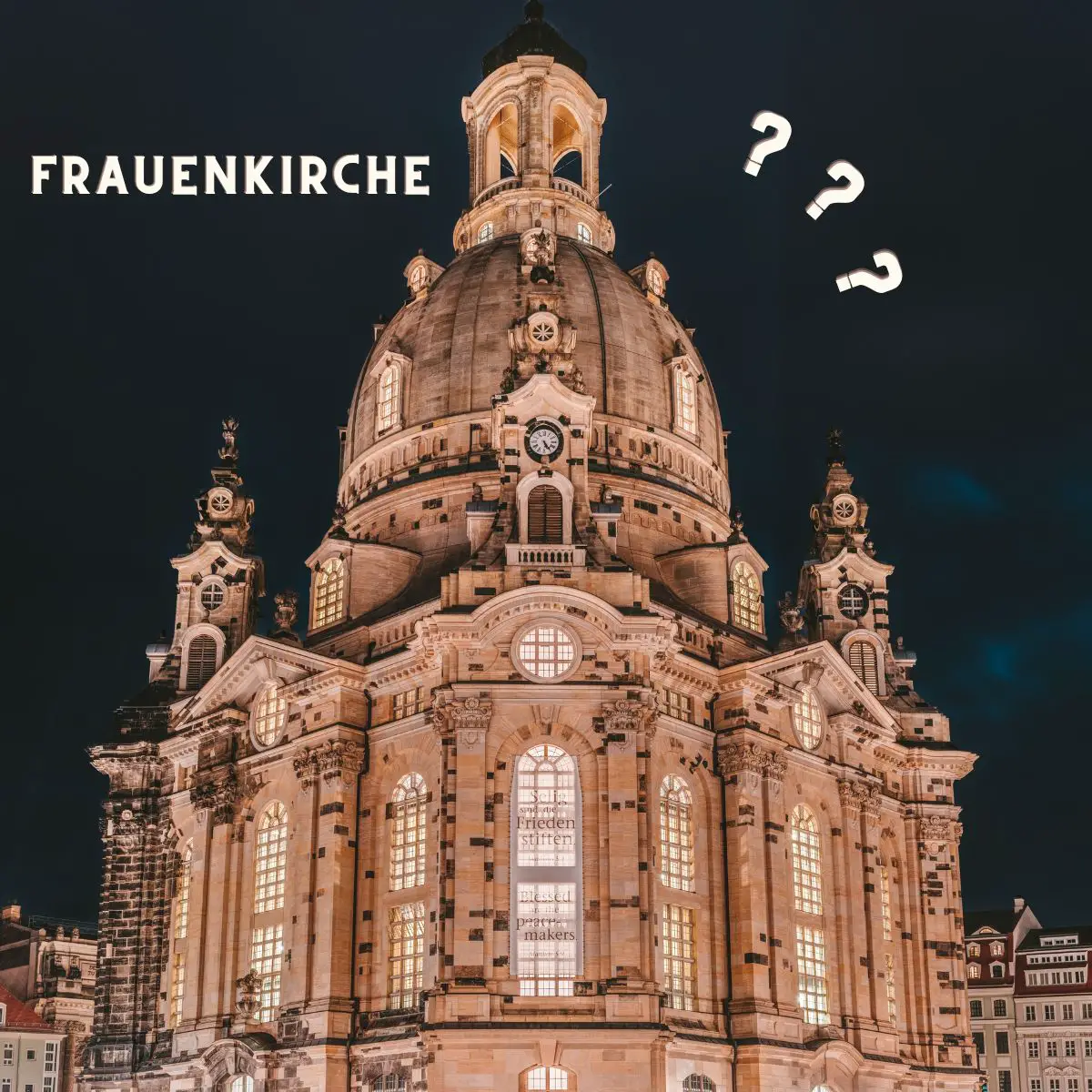 Die Frauenkirche in Dresden.
