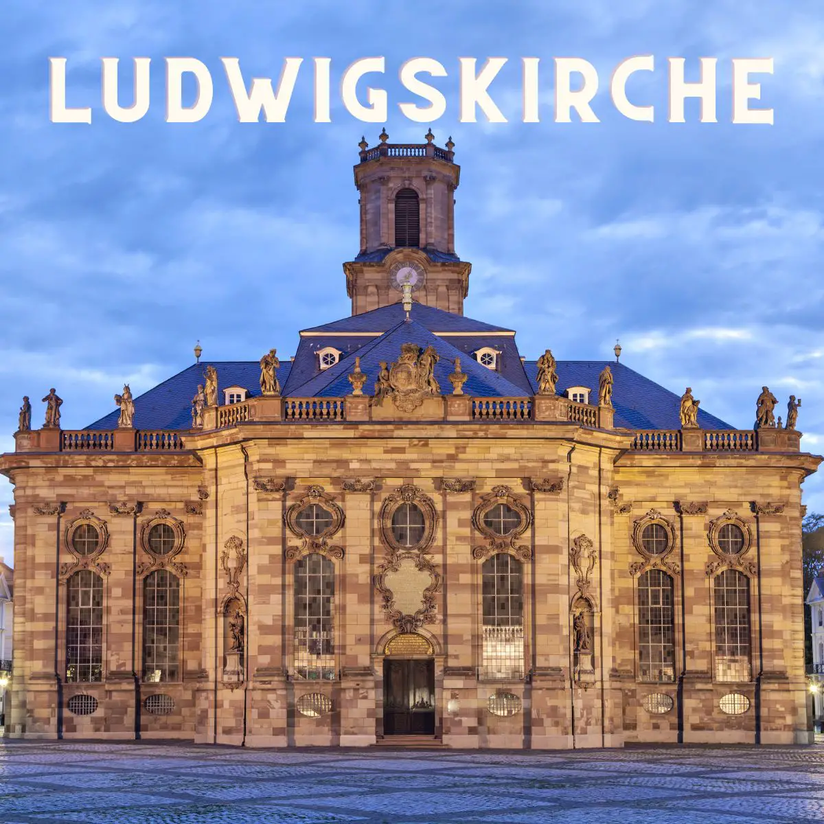 Die Ludwigskirche im Saarland.