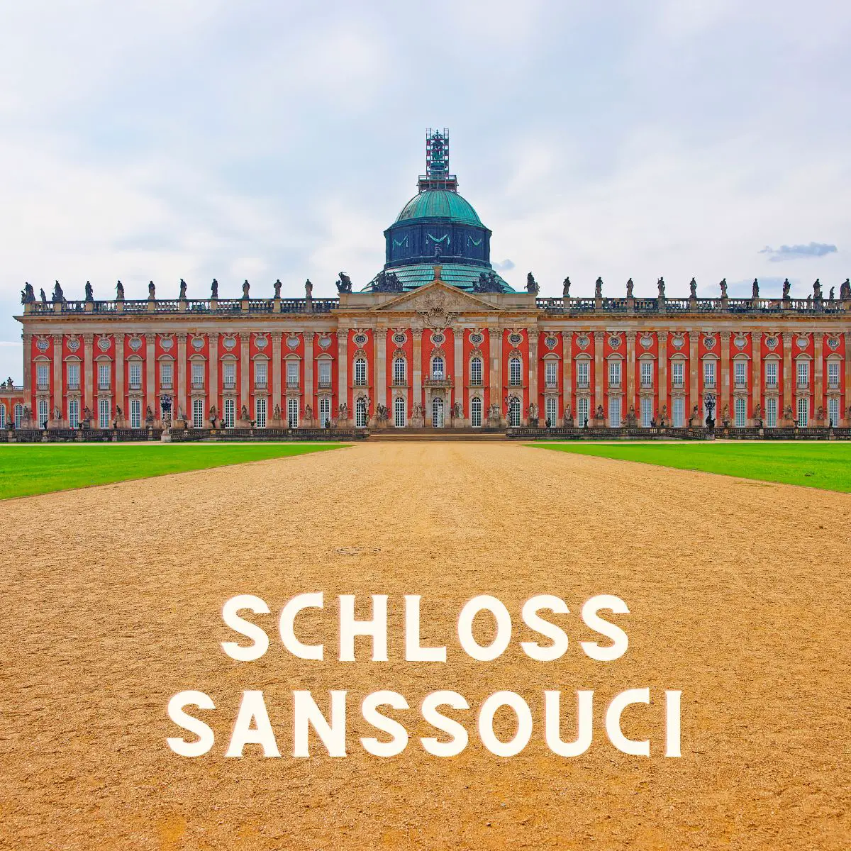 Schloss Sanssouci in Brandenburg.
