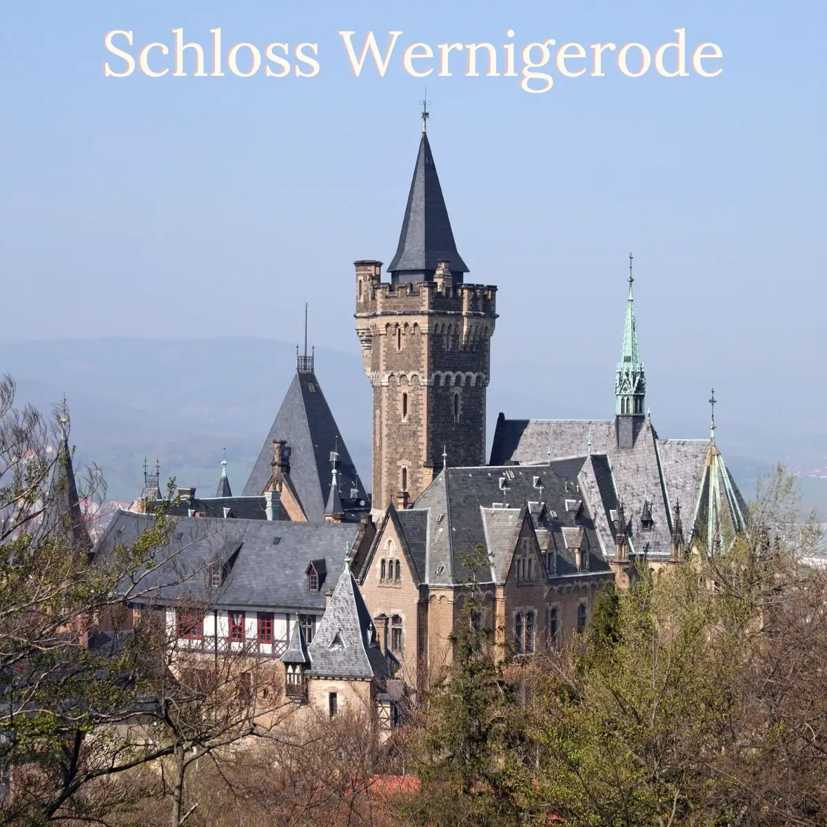 Schloss Wernigerode in Sachsen-Anhalt.