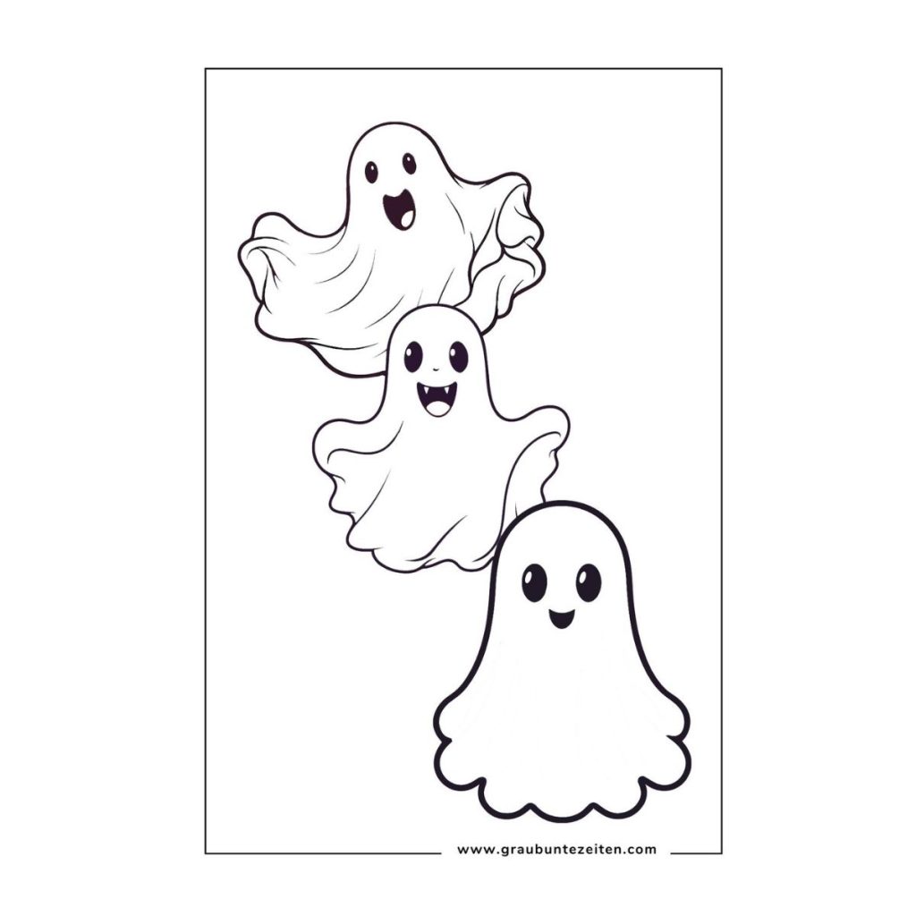  Foto zu Ausmalbilder Halloween Geister - Grau-Bunte-Zeiten 